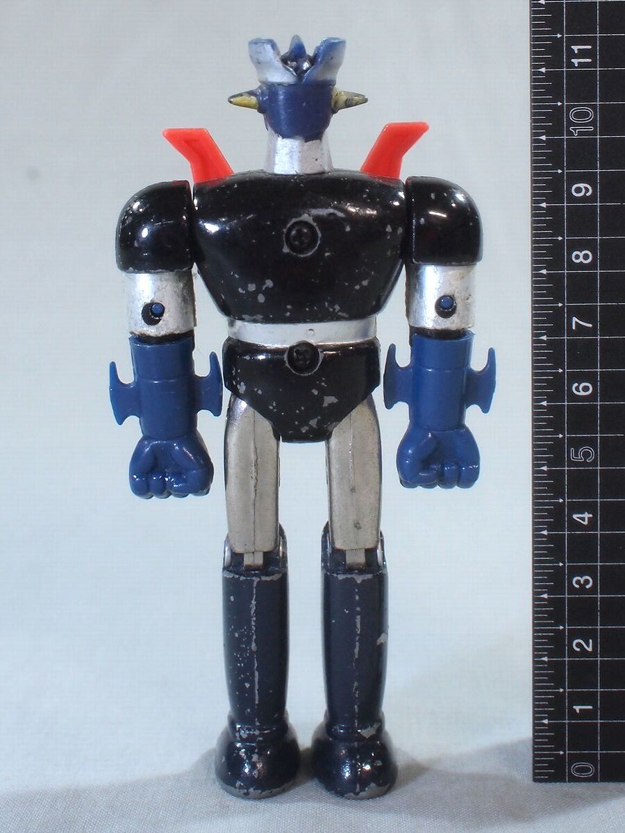 # подлинная вещь мак Chogokin Mazinger Z 3 период серебряный пара фигурка Showa Retro Vintage #