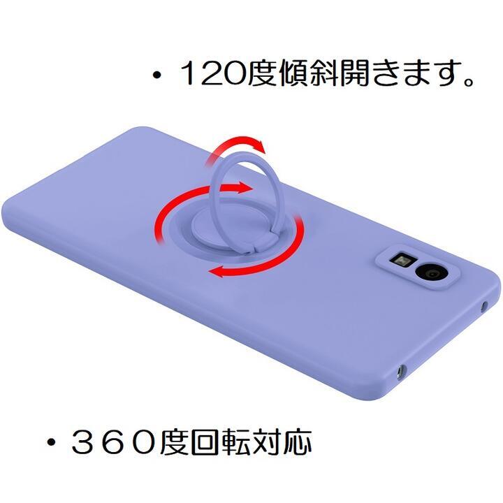 Aquos Wish 第１/2世代用 硬質シリコン ソフト リング付き バックカバー 保護ケース 衝撃吸収 落下防止 黒_画像5