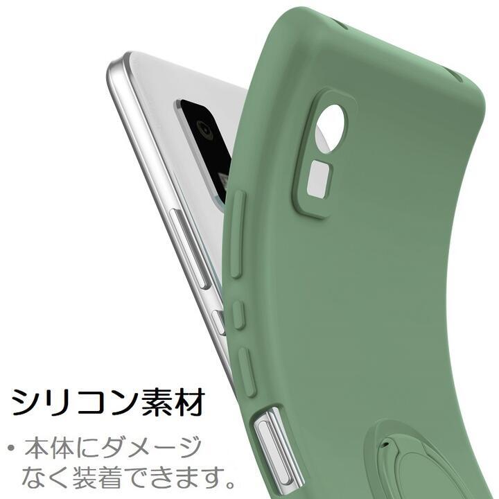 Aquos Wish 第１/2世代用 硬質シリコン ソフト リング付き バックカバー 保護ケース 衝撃吸収 落下防止 灰_画像9