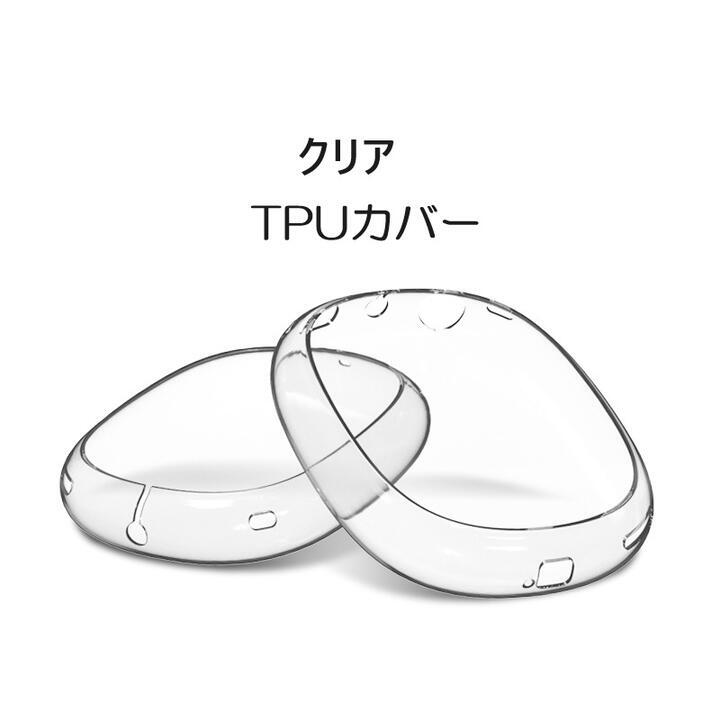 アップル AirPods Max エアポッズ マックス ヘッドフォン用TPU キャップ 汚れ、こすれ、キズ防止　脱着簡単 左右ペア 透明 通気 青_画像7