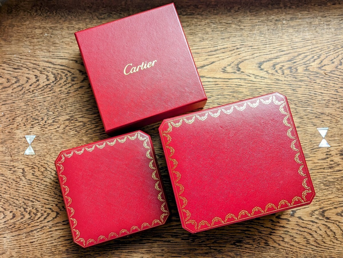 カルティエ Cartier 空箱 ボックス 2個_画像1