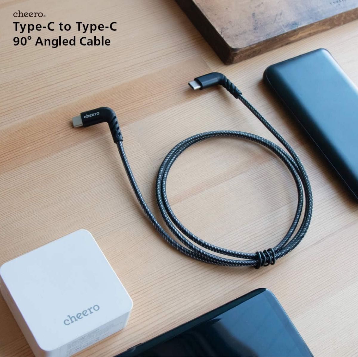 USB-C to C  1m ブラック USBケーブル  充電　データ転送