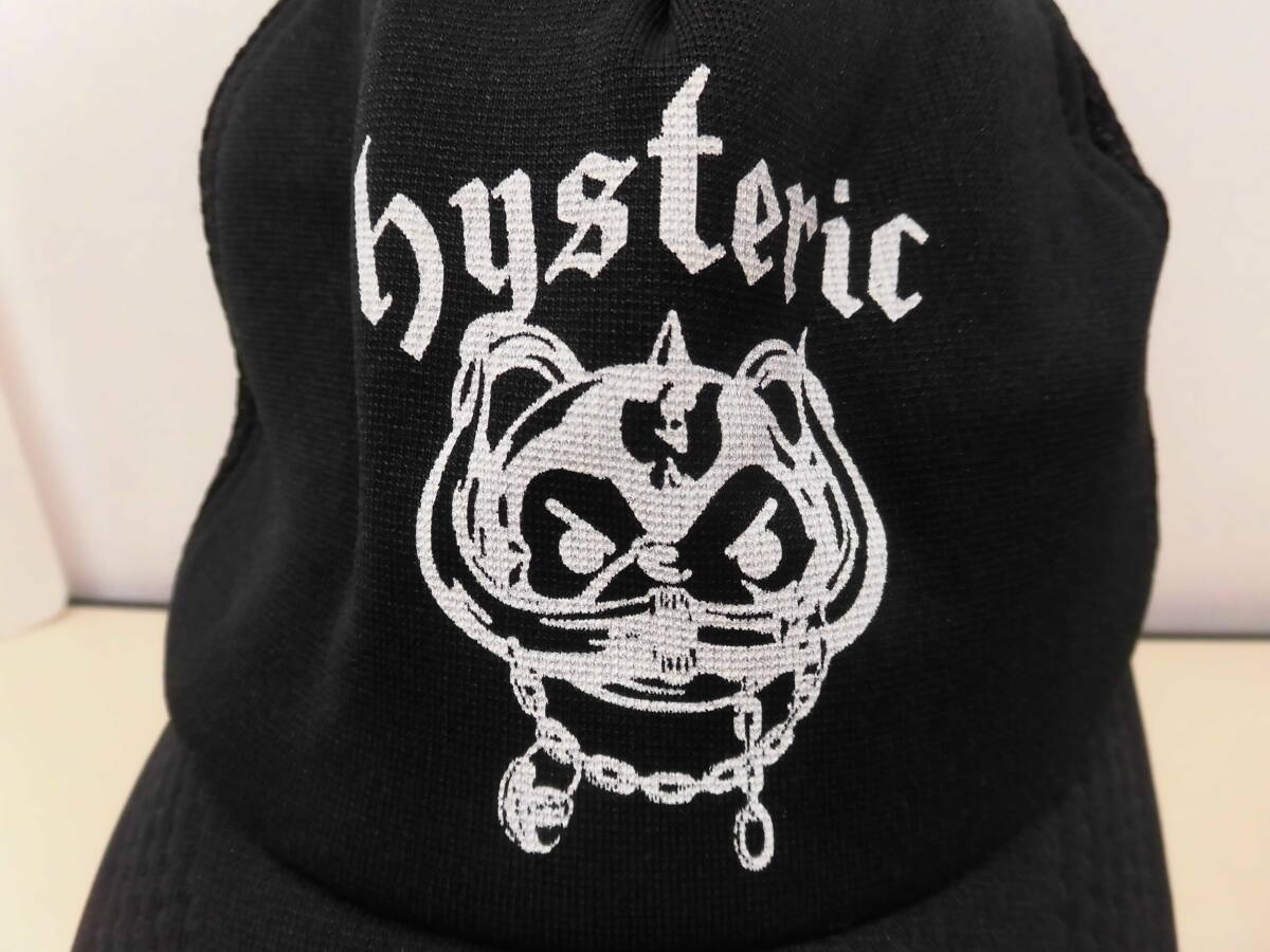 5033BNZ◎HYSTERIC GLAMOUR ヒステリックグラマー キャップ 帽子 ブラック 黒◎中古の画像2