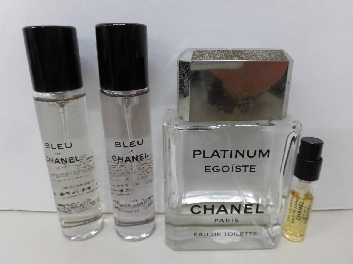 4448BNZ◎CHANEL シャネル 化粧品 コスメ まとめ売り 口紅 香水 ファンデーション チーク 他◎中古_画像6