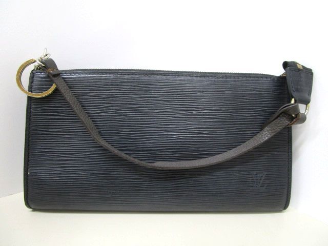 5136RNZ◎LOUIS VUITTON ルイヴィトン ポシェットアクセソワール エピ ブラック◎中古難有_画像1