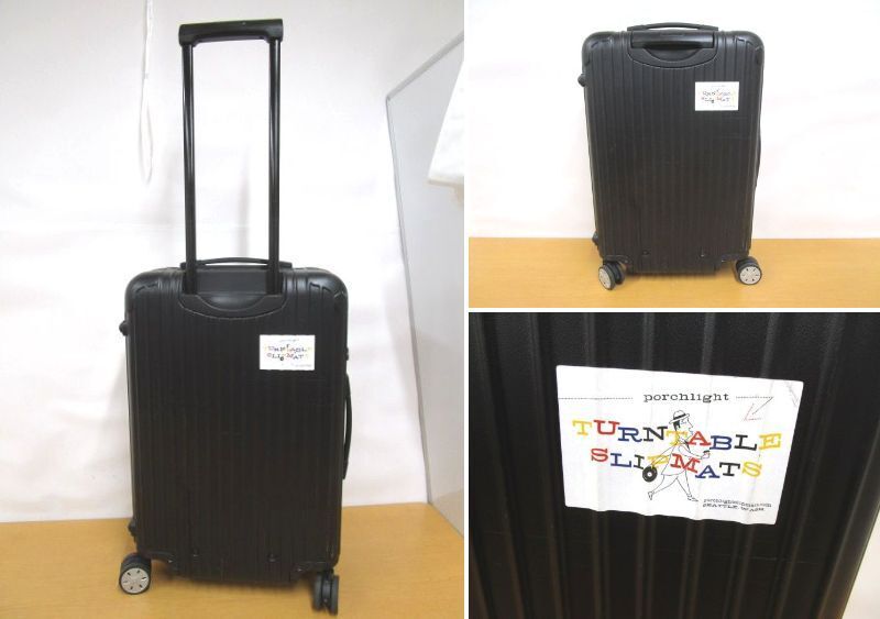 5257RNZ*RIMOWA Rimowa SALSA( salsa ) suitcase black TSA lock correspondence sticker attaching * used 