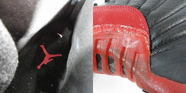 【観賞用】NIKE/ナイキ AIR JORDAN 12 FLU GAME エアジョーダン12 フルゲーム 130690-061/27 /080の画像8