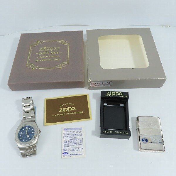 ZIPPO/ジッポー GIFT SET ジッポー&腕時計 1999年製 2点セット /000_画像10
