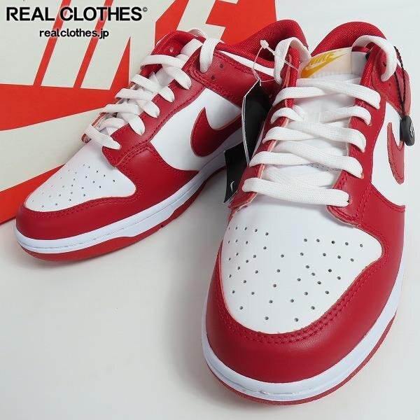 【未使用】NIKE/ナイキ DUNK LOW GYM RED ダンクロー ジムレッド DD1391-602/27.5 /080_詳細な状態は商品説明内をご確認ください。