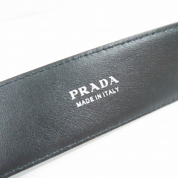 PRADA/ Prada safia-no кожа треугольник Logo ремень 2CC545 053 /000