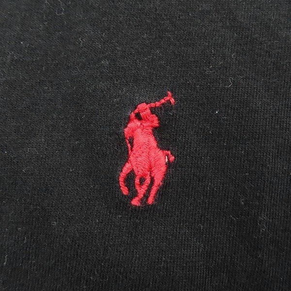 ☆POLO RALPH LAUREN/ポロラルフローレン ロゴ刺繍 Vネック 半袖Tシャツ フラック/L /LPL_画像5