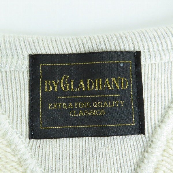 *BY GLADHAND/baig Lad hand 20AW GLADDEN/glaten paint print sweat BYGH-20-AW-23/M /060