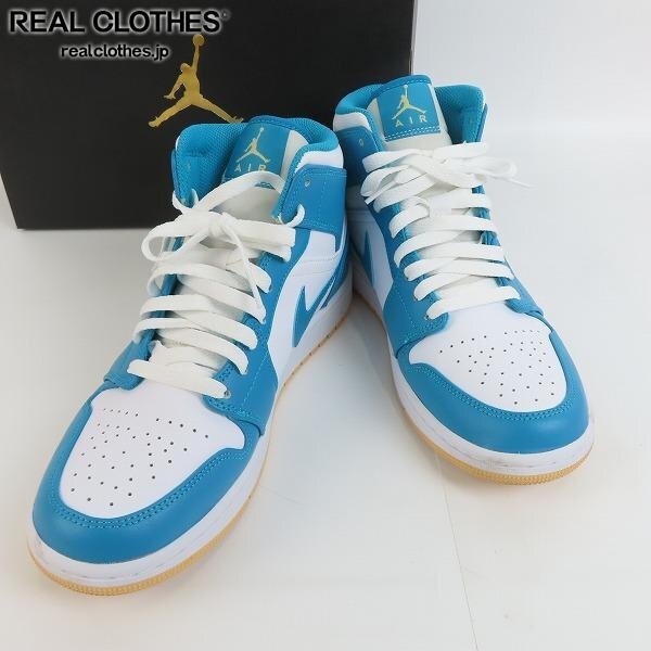 NIKE/ナイキ AIR JORDAN 1 MID “Aquatone” エアジョーダン1 ミッド アクアトーン DQ8426-400/27.0 /080の画像1