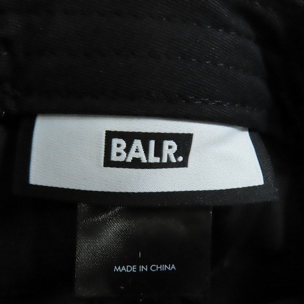 【未使用】BALR./ボーラー Classic Cotton Cap ベースボールキャップ ブラック B10015/One Size /000の画像4