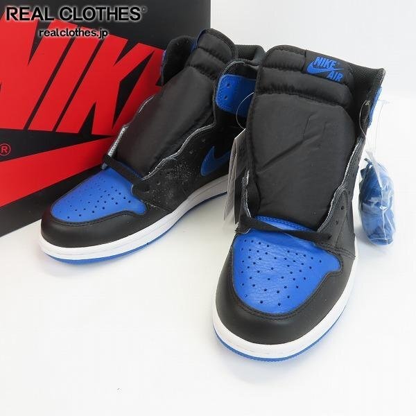 (2)NIKE/ナイキ AIR JORDAN 1 RETRO HIGH OG ROYAL ロイヤル 555088-007 26.0 /080_詳細な状態は商品説明内をご確認ください。