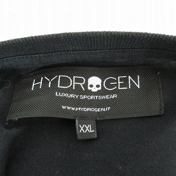 ☆Hydrogen/ハイドロゲン カーイラスト刺繍 ロングTシャツ XXL /LPL_画像3