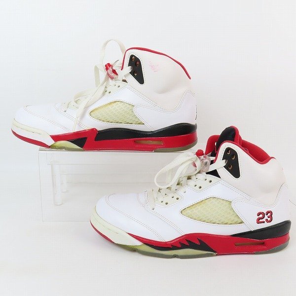 【観賞用】NIKE/ナイキ AIR JORDAN5 RETRO/エアジョーダン5レトロ 136027-120 26.5 /080の画像4