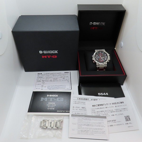 G-SHOCK/Gショック MT-G Bluetooth搭載 電波ソーラー MTG-B1000D-1AJF /000の画像10