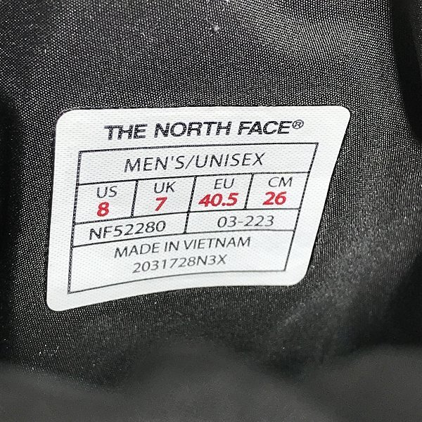 THE NORTH FACE/ノースフェイス ヌプシ ブーティ ウォータープルーフ NF52280/26 /080の画像6