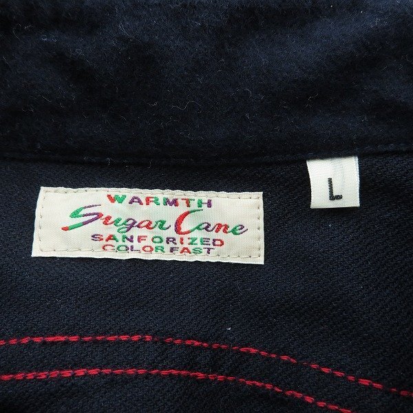 ☆SUGAR CANE/シュガーケーン FICTION ROMANCE ワークシャツ SC28753/L /060の画像3