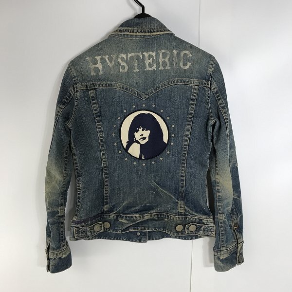 ☆HYSTERIC GLAMOUR/ヒステリックグラマー バッグプリント ワッペン付き デニムジャケット 2AB-6260/FREE /060の画像2