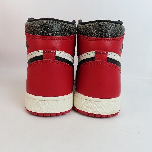 NIKE/ナイキ AIR JORDAN 1 HIGH OG LOST＆FOUND CHICAGO/ロスト＆ファウンド シカゴ DZ5485-612/27 /080の画像2