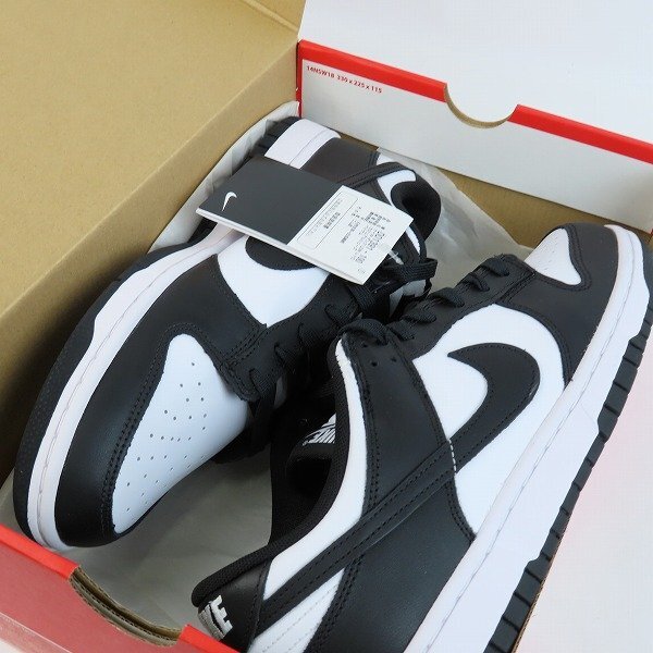 【未使用】NIKE/ナイキ DUNK LOW RETRO PANDA ダンク ロー パンダ DD1391-100/28.5 /080の画像7