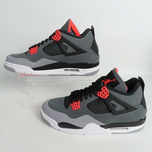 【未使用】NIKE/ナイキ AIR JORDAN 4 RETRO INFRARED エアジョーダン4 インフラレッド DH6927-061/28 /080の画像4