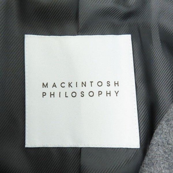 ☆MACKINTOSH PHILOSOPHY/マッキントッシュフィロソフィー コート H1C65-824-07/40 /080の画像3