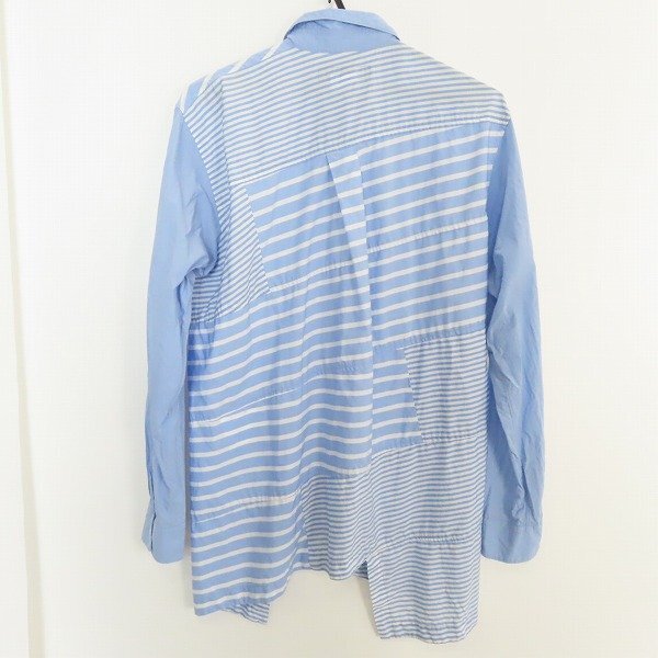 ☆COMME des GARCONS HOMME DEUX/コムデギャルソンオムドゥ Switching Border Shirts/スイッチングボーダーシャツ DH-B035/S /LPLの画像2