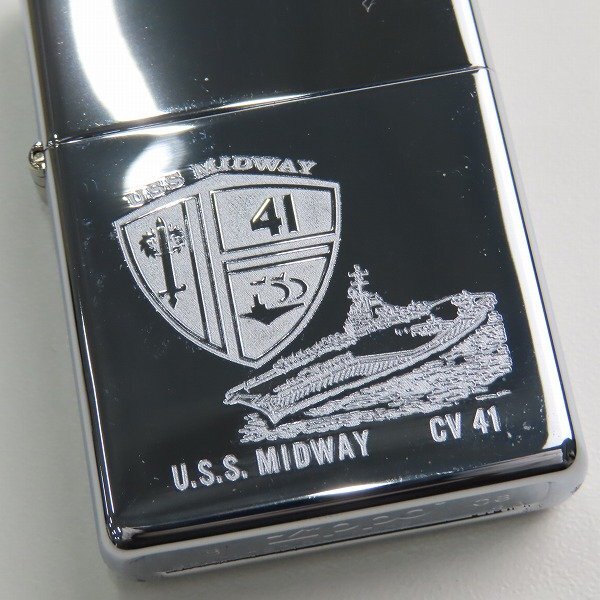 ZIPPO/ジッポー USS MIDWAY CV41 06年製 /LPLの画像5