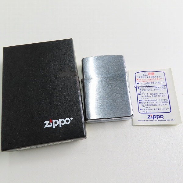 ZIPPO/ジッポー プレーン 無地 ブラッシュド加工 92年製 /LPLの画像9