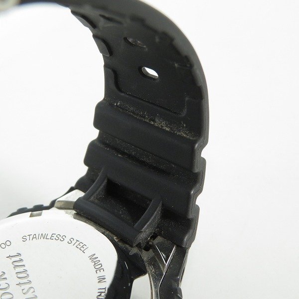 【ジャンク/動作未確認】G-SHOCK/Gショック 復刻 スティング 丸型 ベーシックモデル DW-5700-1JF /000の画像7