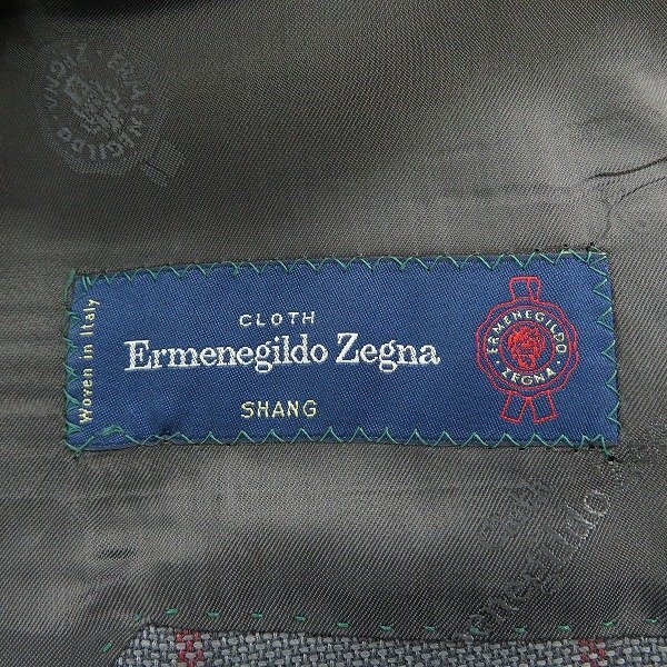 ☆Ermenegildo Zegna/エルメネジルドゼニア チェック柄 テーラードジャケット /060の画像4