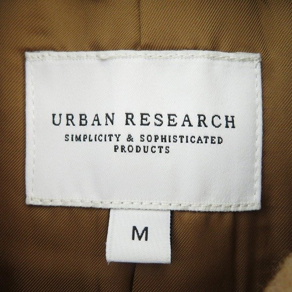 ☆URBAN RESEARCH/アーバンリサーチ HIGH QUALITY WOOL FOR COAT ウール ステンカラーコート UR87-17M002 M /080の画像3