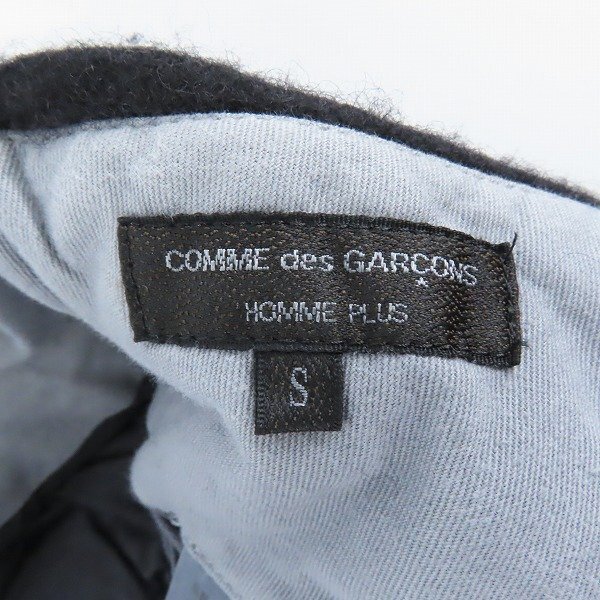 COMME des GARCONS HOMME PLUS/コムデギャルソンオムプリュス 22AW ウール 縮絨 テーパードパンツ PJ-P035 /S /080_画像3