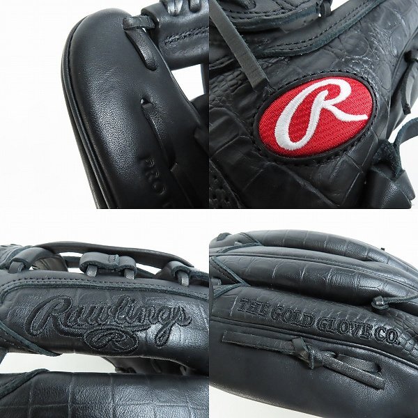 Rawlings/ローリングス HOH BLACK LABEL 軟式/オールラウンド/右投げ用 グローブ GR3HBLN65 /080_画像10