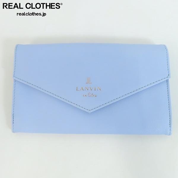 LANVIN en Blue/ランバンオンブルー ポーチ ミニクラッチ /LPL_詳細な状態は商品説明内をご確認ください。