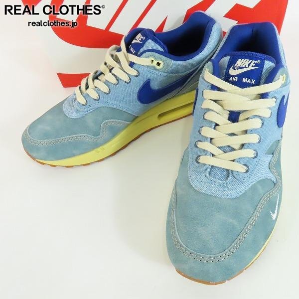 NIKE/ナイキ AIR MAX 1 PRM DIRTY DENIM エアマックス1 DV3050-300/28 /080_詳細な状態は商品説明内をご確認ください。