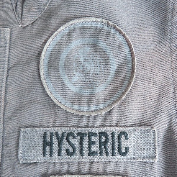 ☆HYSTERIC GLAMOUR/ヒステリックグラマー ヒステリック ワッペン モッズコート 2A0-6510/FREE /060_画像7