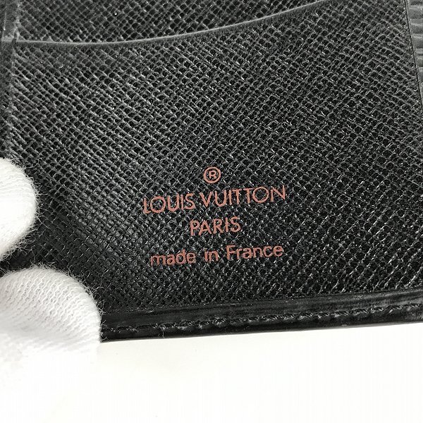 【難有り】LOUIS VUITTON/ルイヴィトン エピ オーガナイザー ドゥ ポッシュ カードケース/名刺入れ M63582 /LPL_画像6