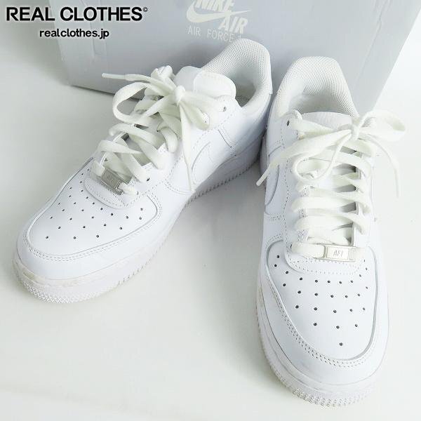 NIKE/ナイキ WMNS AIR FORCE 1 07/ウィメンズ エアフォース1 ホワイト DD8959-100/25 /080_詳細な状態は商品説明内をご確認ください。