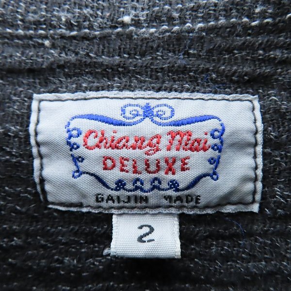 ☆Chiang mai DELUXE/チャンマイデラックス GAIJIN MADE/ガイジンメイド 外人公司 半袖 シャツ/2 /LPL_画像3