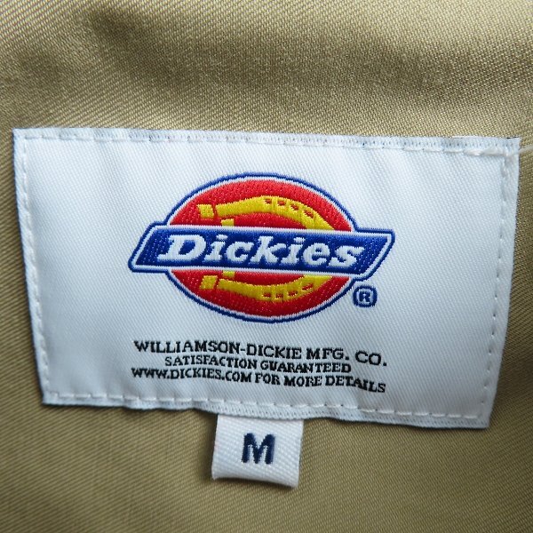 ☆Dickies/ディッキーズ フロントポケット オープンカラー ワークシャツ RO18SM-S01/M /000_画像3