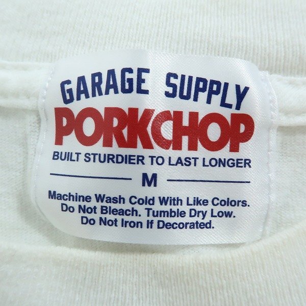 ☆PORKCHOP GARAGE SUPPLY/ポークチョップ ガレージサプライ 半袖Tシャツ ホワイト/M /LPL_画像3