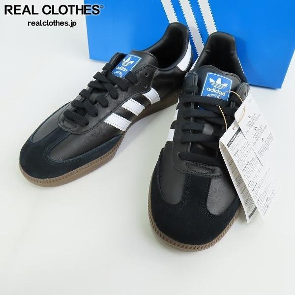 [ unused ]adidas/ Adidas SAMBA OG CORA BLACK/ samba original core black sneakers B75807/26.5 /080