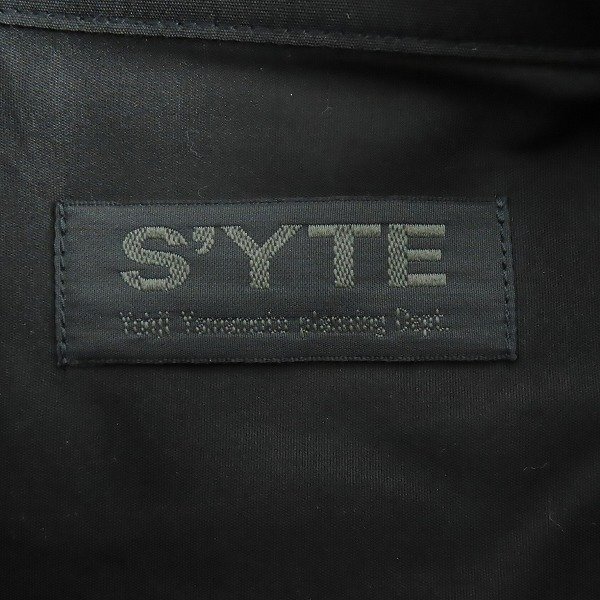 ☆S'YTE/サイト ビッグシャツ um-b48-080 ブラック サイズ3 /060_画像3