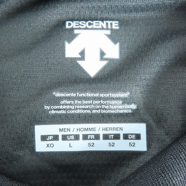 ☆DESCENTE/デサント ハイネック 長袖 プラシャツ DVB-5217 XO /LPL_画像3