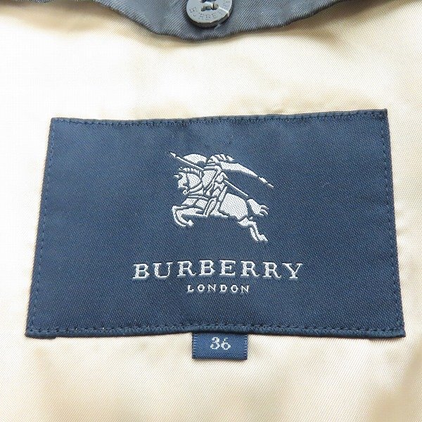 ☆BURBERRY LONDON/バーバリーロンドン 裏地ノバチェック ライナー付き トレンチコート/36 /080_画像4