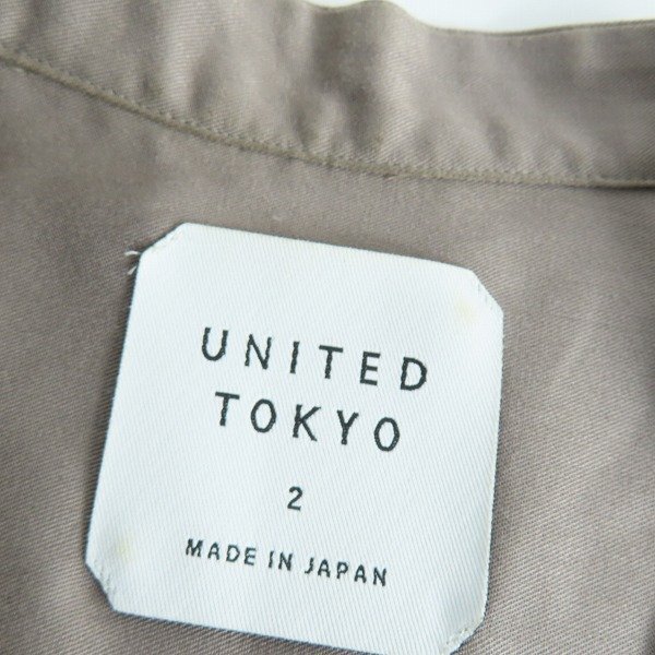 ☆UNITED TOKYO ユナイテッドトウキョウ 長袖Vネックシャツ 409400007/2 /LPL_画像7